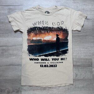 Metro Boomin Heroes and Villains Album Hip Hop T-Shirt  Beige Adult Size Small